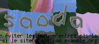 Image CAPTCHA pour prévenir l'utilisation abusive 